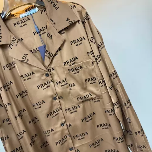 Replica Prada Pajamas Long Sleeved For Women #1370163 $98.00 USD for Wholesale