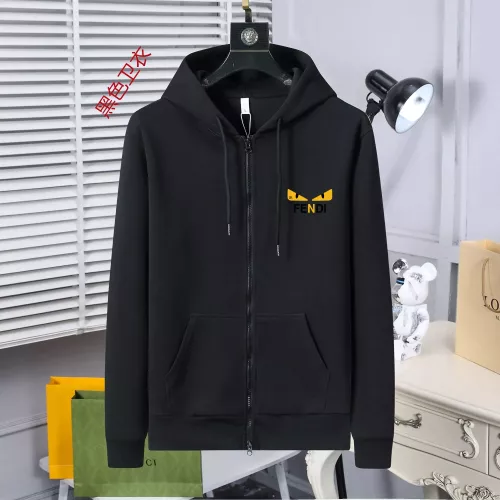 Wholesale Fendi Hoodies Long Sleeved For Unisex #1370251 $52.00 USD, Wholesale Quality Replica Fendi Hoodies