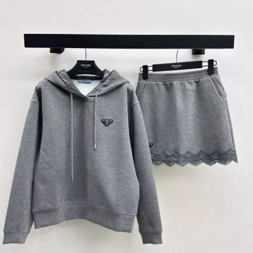 Wholesale Prada Tracksuits Long Sleeved For Women #1370310 $85.00 USD, Wholesale Quality Replica Prada Tracksuits