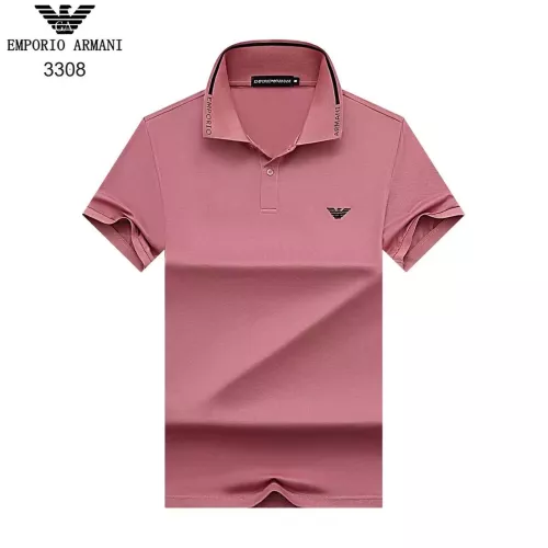 Wholesale Armani T-Shirts Short Sleeved For Men #1370351 $32.00 USD, Wholesale Quality Replica Armani T-Shirts