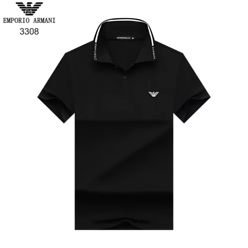 Wholesale Armani T-Shirts Short Sleeved For Men #1370354 $32.00 USD, Wholesale Quality Replica Armani T-Shirts