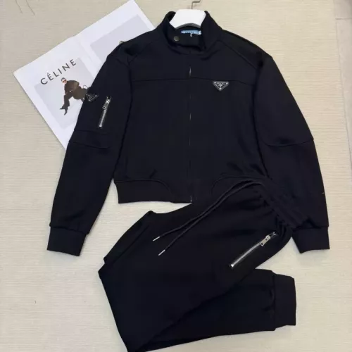 Wholesale Prada Tracksuits Long Sleeved For Women #1370361 $88.00 USD, Wholesale Quality Replica Prada Tracksuits