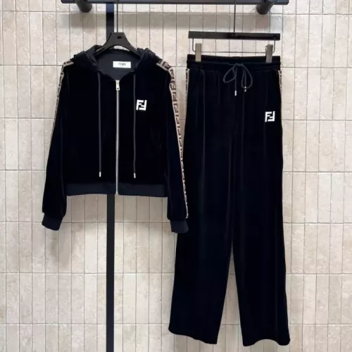 Wholesale Fendi Tracksuits Long Sleeved For Women #1370372 $96.00 USD, Wholesale Quality Replica Fendi Tracksuits