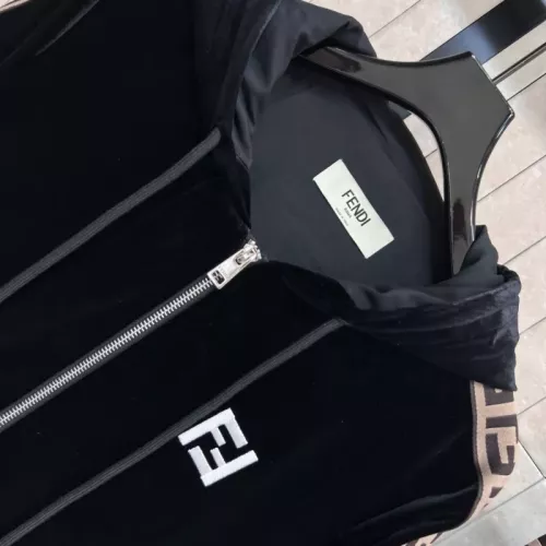 Replica Fendi Tracksuits Long Sleeved For Women #1370372 $96.00 USD for Wholesale