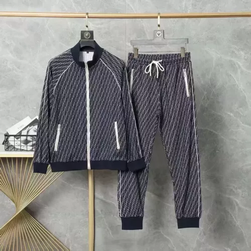 Wholesale Fendi Tracksuits Long Sleeved For Men #1370393 $82.00 USD, Wholesale Quality Replica Fendi Tracksuits