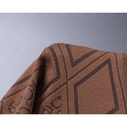 Replica Christian Dior Sweaters Long Sleeved For Men #1370413 $45.00 USD for Wholesale