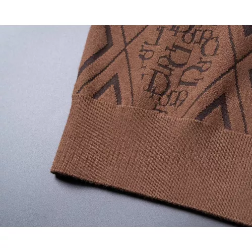 Replica Christian Dior Sweaters Long Sleeved For Men #1370413 $45.00 USD for Wholesale