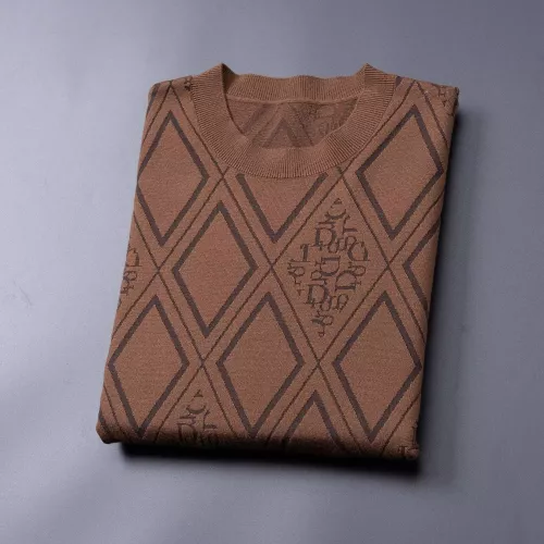 Replica Christian Dior Sweaters Long Sleeved For Men #1370413 $45.00 USD for Wholesale