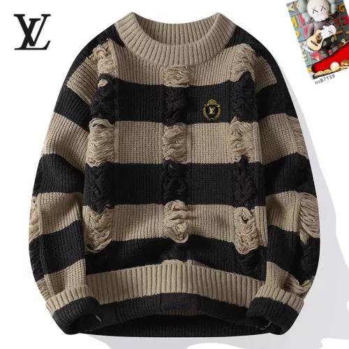 Wholesale Louis Vuitton LV Sweaters Long Sleeved For Men #1370430 $48.00 USD, Wholesale Quality Replica Louis Vuitton LV Sweaters