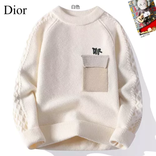 Wholesale Christian Dior Sweaters Long Sleeved For Men #1370446 $48.00 USD, Wholesale Quality Replica Christian Dior Sweaters