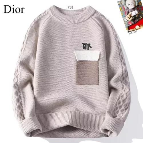 Wholesale Christian Dior Sweaters Long Sleeved For Men #1370447 $48.00 USD, Wholesale Quality Replica Christian Dior Sweaters