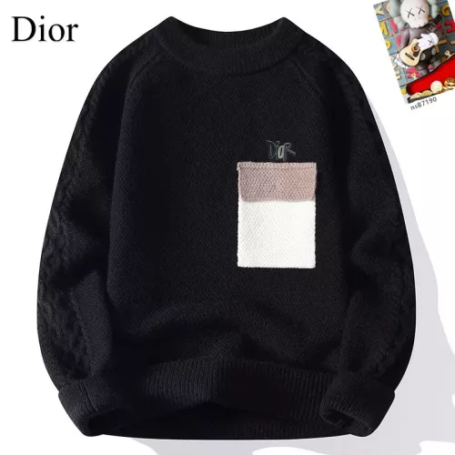Wholesale Christian Dior Sweaters Long Sleeved For Men #1370448 $48.00 USD, Wholesale Quality Replica Christian Dior Sweaters
