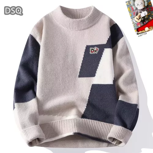 Wholesale Dsquared Sweaters Long Sleeved For Men #1370450 $48.00 USD, Wholesale Quality Replica Dsquared Sweaters