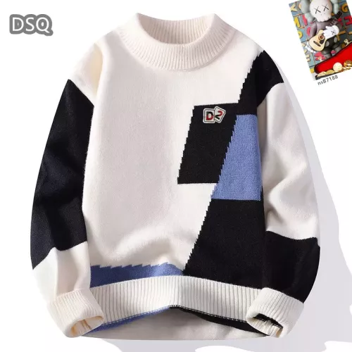Wholesale Dsquared Sweaters Long Sleeved For Men #1370451 $48.00 USD, Wholesale Quality Replica Dsquared Sweaters