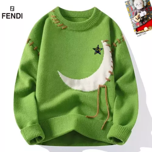 Wholesale Fendi Sweaters Long Sleeved For Men #1370454 $48.00 USD, Wholesale Quality Replica Fendi Sweaters