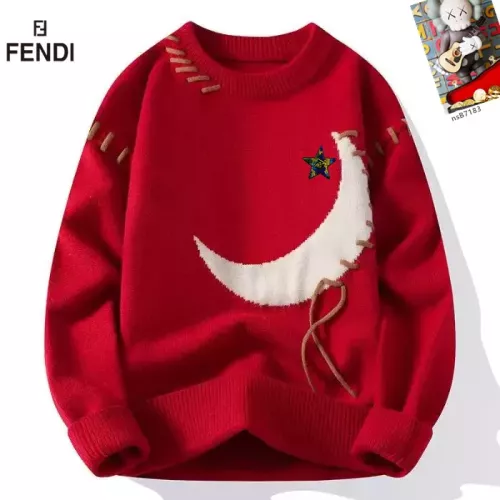 Wholesale Fendi Sweaters Long Sleeved For Men #1370455 $48.00 USD, Wholesale Quality Replica Fendi Sweaters