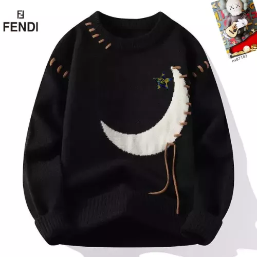 Wholesale Fendi Sweaters Long Sleeved For Men #1370456 $48.00 USD, Wholesale Quality Replica Fendi Sweaters