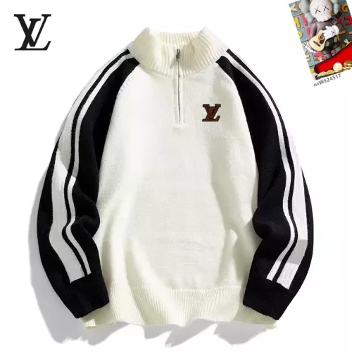 Wholesale Louis Vuitton LV Sweaters Long Sleeved For Men #1370457 $48.00 USD, Wholesale Quality Replica Louis Vuitton LV Sweaters