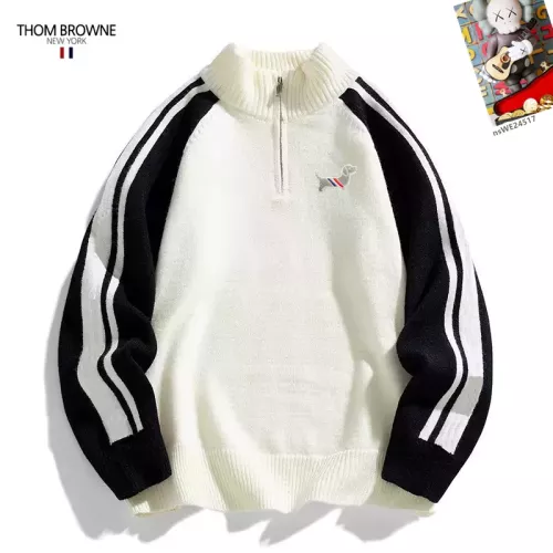 Wholesale Thom Browne TB Sweaters Long Sleeved For Men #1370464 $48.00 USD, Wholesale Quality Replica Thom Browne TB Sweaters