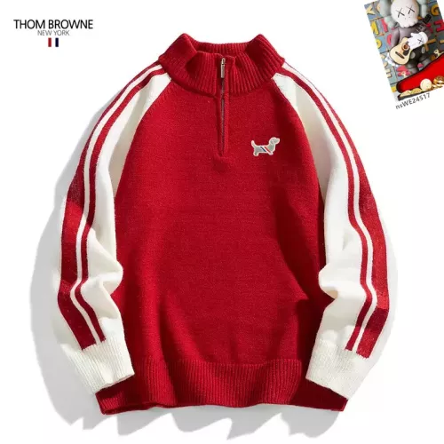 Wholesale Thom Browne TB Sweaters Long Sleeved For Men #1370465 $48.00 USD, Wholesale Quality Replica Thom Browne TB Sweaters