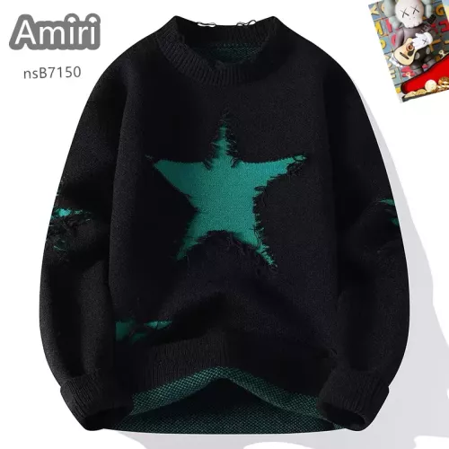 Wholesale Amiri Sweaters Long Sleeved For Men #1370477 $48.00 USD, Wholesale Quality Replica Amiri Sweaters