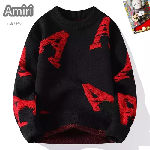 Wholesale Amiri Sweaters Long Sleeved For Men #1370481 $48.00 USD, Wholesale Quality Replica Amiri Sweaters