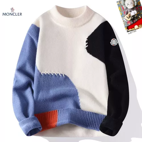 Wholesale Moncler Sweaters Long Sleeved For Men #1370482 $48.00 USD, Wholesale Quality Replica Moncler Sweaters
