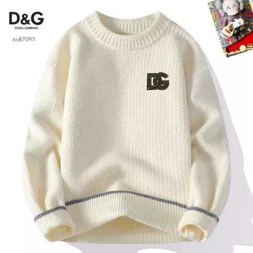 Wholesale Dolce &amp; Gabbana D&amp;G Sweaters Long Sleeved For Men #1370489 $48.00 USD, Wholesale Quality Replica Dolce &amp; Gabbana D&amp;G Sweaters