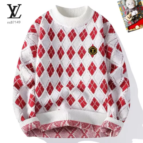 Wholesale Louis Vuitton LV Sweaters Long Sleeved For Men #1370493 $48.00 USD, Wholesale Quality Replica Louis Vuitton LV Sweaters