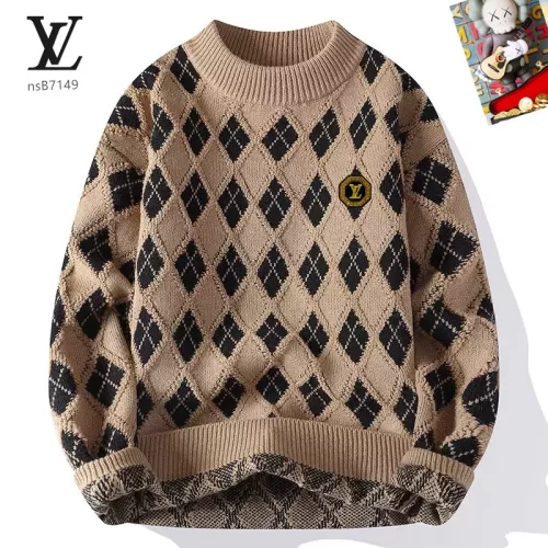 Wholesale Louis Vuitton LV Sweaters Long Sleeved For Men #1370494 $48.00 USD, Wholesale Quality Replica Louis Vuitton LV Sweaters