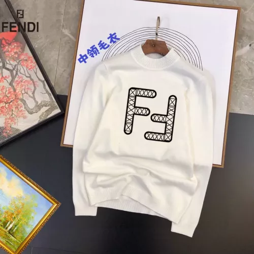 Wholesale Fendi Sweaters Long Sleeved For Men #1370515 $42.00 USD, Wholesale Quality Replica Fendi Sweaters