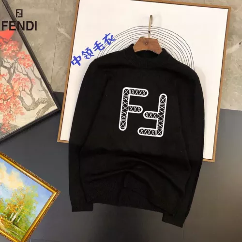 Wholesale Fendi Sweaters Long Sleeved For Men #1370516 $42.00 USD, Wholesale Quality Replica Fendi Sweaters