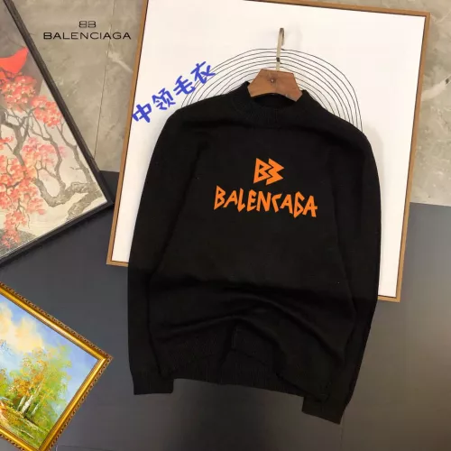 Wholesale Balenciaga Sweaters Long Sleeved For Men #1370534 $42.00 USD, Wholesale Quality Replica Balenciaga Sweaters