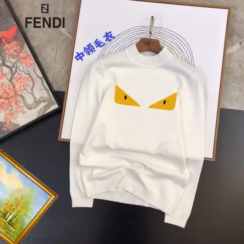 Wholesale Fendi Sweaters Long Sleeved For Men #1370541 $42.00 USD, Wholesale Quality Replica Fendi Sweaters
