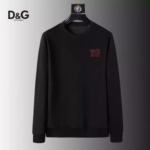 Wholesale Dolce &amp; Gabbana D&amp;G Hoodies Long Sleeved For Men #1370564 $39.00 USD, Wholesale Quality Replica Dolce &amp; Gabbana D&amp;G Hoodies