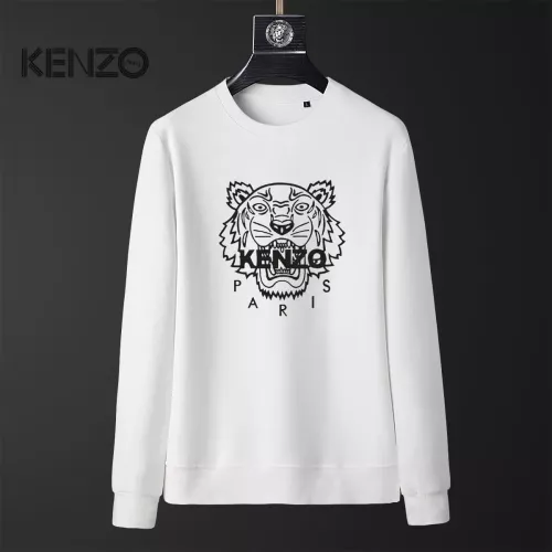 Wholesale Kenzo Hoodies Long Sleeved For Men #1370581 $39.00 USD, Wholesale Quality Replica Kenzo Hoodies