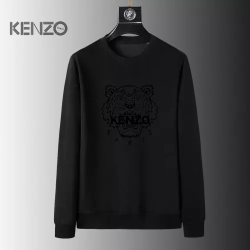 Wholesale Kenzo Hoodies Long Sleeved For Men #1370582 $39.00 USD, Wholesale Quality Replica Kenzo Hoodies