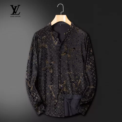 Wholesale Louis Vuitton LV Shirts Long Sleeved For Men #1370583 $52.00 USD, Wholesale Quality Replica Louis Vuitton LV Shirts