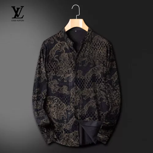 Wholesale Louis Vuitton LV Shirts Long Sleeved For Men #1370584 $52.00 USD, Wholesale Quality Replica Louis Vuitton LV Shirts