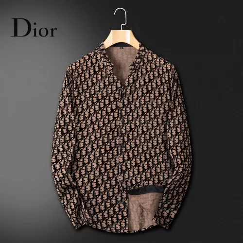 Wholesale Christian Dior Shirts Long Sleeved For Men #1370587 $52.00 USD, Wholesale Quality Replica Christian Dior Shirts