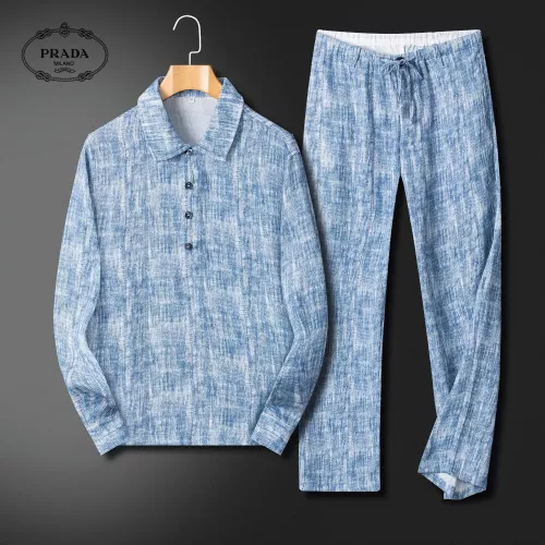 Wholesale Prada Tracksuits Long Sleeved For Men #1370589 $96.00 USD, Wholesale Quality Replica Prada Tracksuits