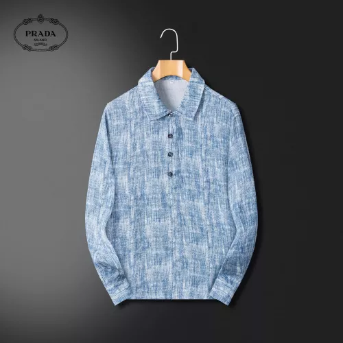 Replica Prada Tracksuits Long Sleeved For Men #1370589 $96.00 USD for Wholesale