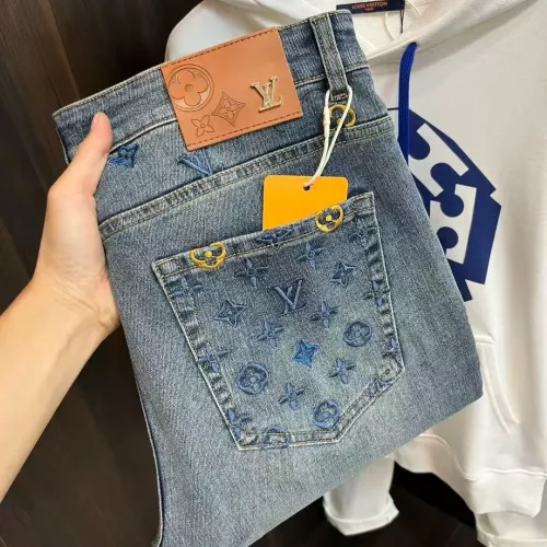 Wholesale Louis Vuitton LV Jeans For Men #1370602 $52.00 USD, Wholesale Quality Replica Louis Vuitton LV Jeans