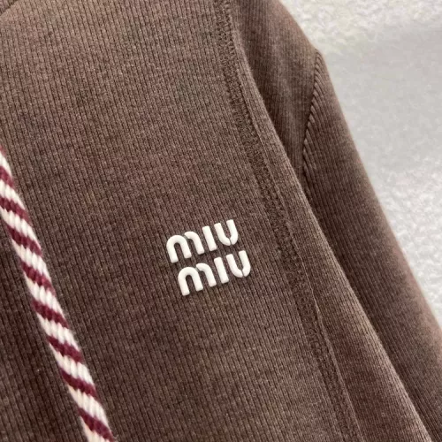 Replica MIU MIU Tracksuits Long Sleeved For Women #1370609 $85.00 USD for Wholesale