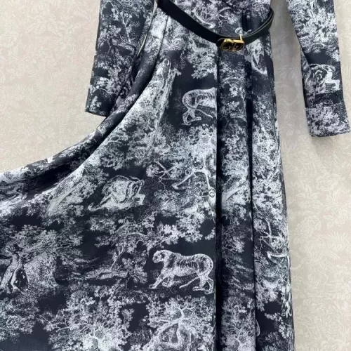 Replica Christian Dior Dresses Long Sleeved For Women #1370617 $132.00 USD for Wholesale