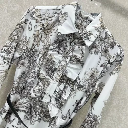 Replica Christian Dior Dresses Long Sleeved For Women #1370618 $132.00 USD for Wholesale