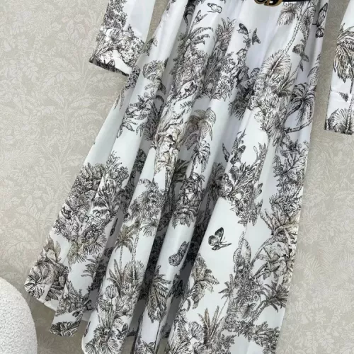 Replica Christian Dior Dresses Long Sleeved For Women #1370618 $132.00 USD for Wholesale