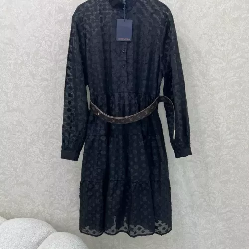 Wholesale Louis Vuitton LV Dresses Long Sleeved For Women #1370619 $155.00 USD, Wholesale Quality Replica Louis Vuitton LV Dresses