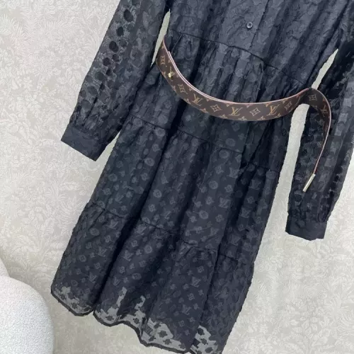 Replica Louis Vuitton LV Dresses Long Sleeved For Women #1370619 $155.00 USD for Wholesale