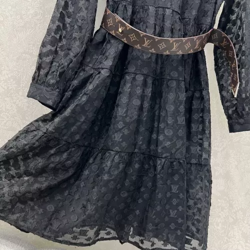 Replica Louis Vuitton LV Dresses Long Sleeved For Women #1370619 $155.00 USD for Wholesale